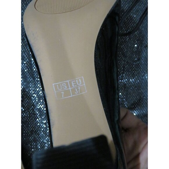 Ambelight Classic Black Patent Vegan Leather career pumps size 7 - Picture 12 of 12